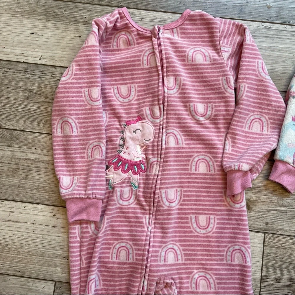 Kids Headquarters | Footie Pajamas | Size: 4T | BUNDLE: Set of 2